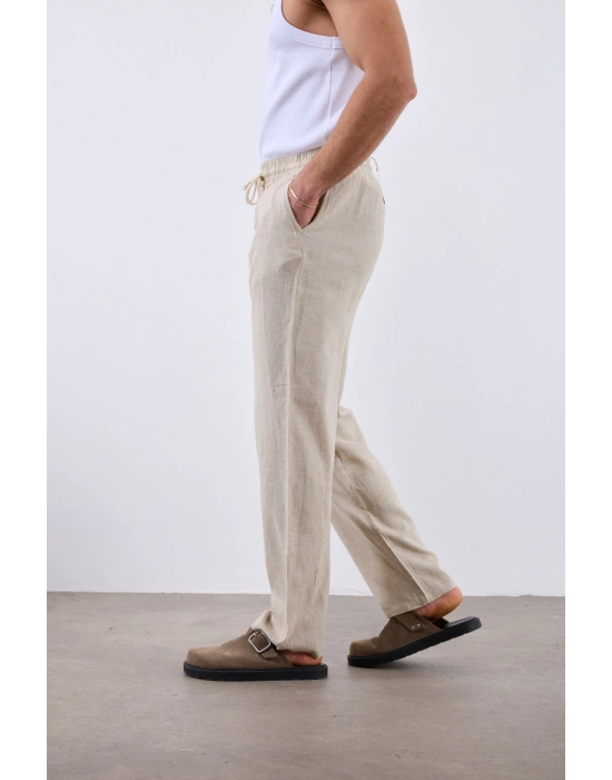 Keten Pantolon Bej