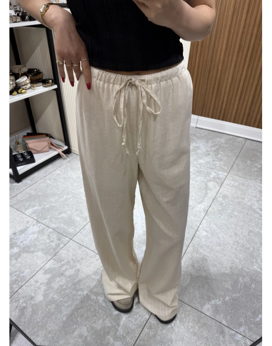 Keten Pantolon Bej