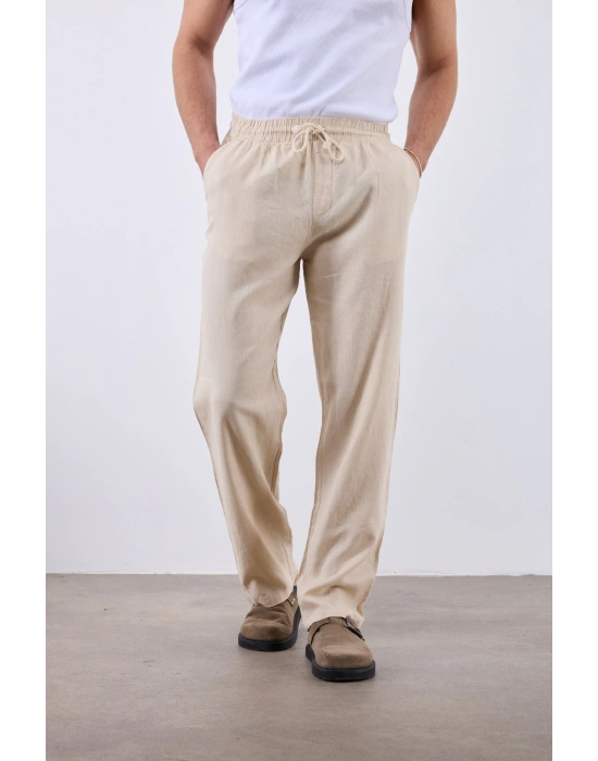 Keten Pantolon Bej