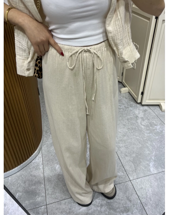 Keten Pantolon Bej