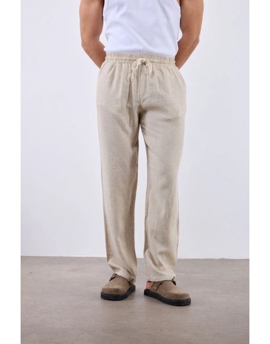 Keten Pantolon Bej