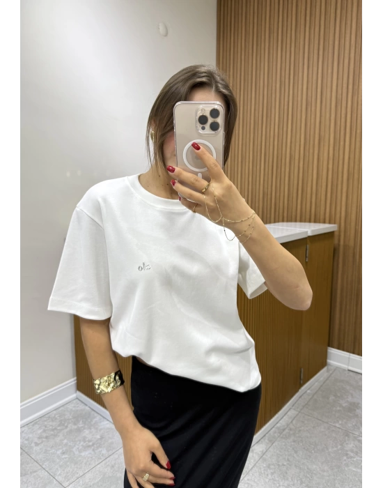 Marka Model Ekru T-shirt