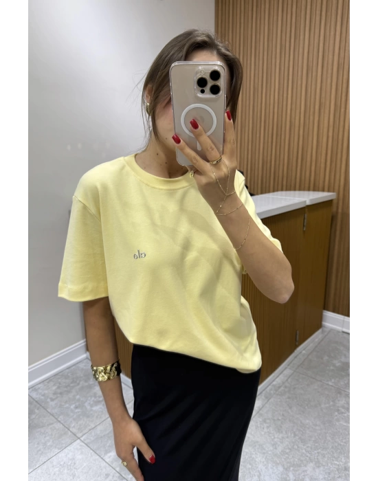 Marka Model Limon Sarısı T-shirt