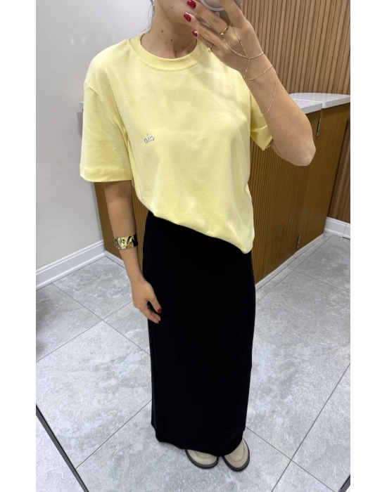 Marka Model Limon Sarısı T-shirt