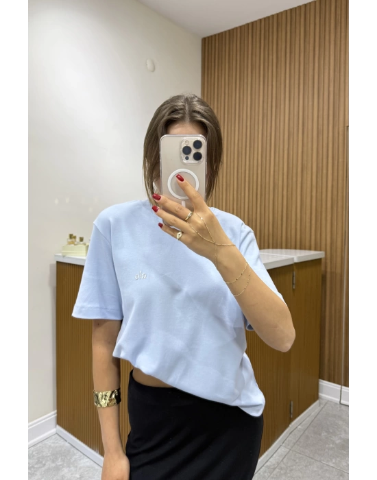 Marka Model Mavi T-shirt