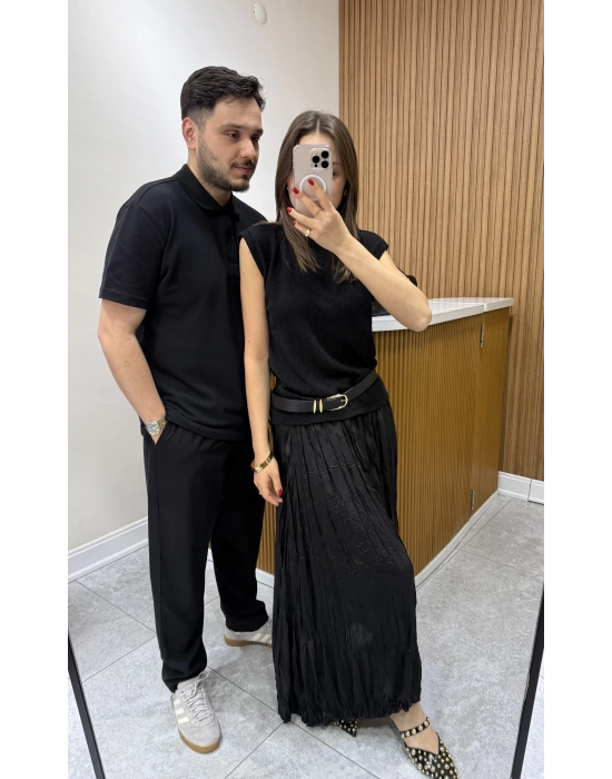 Marka Model Polo Yaka Sİyah Lacos