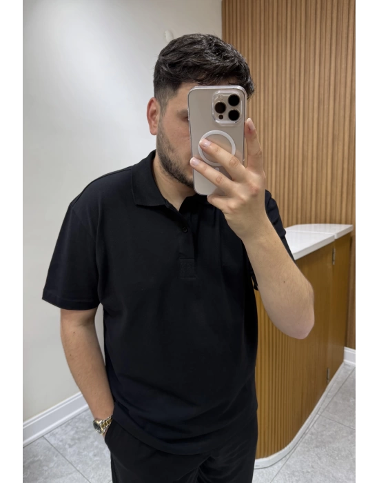 Marka Model Polo Yaka Sİyah Lacos