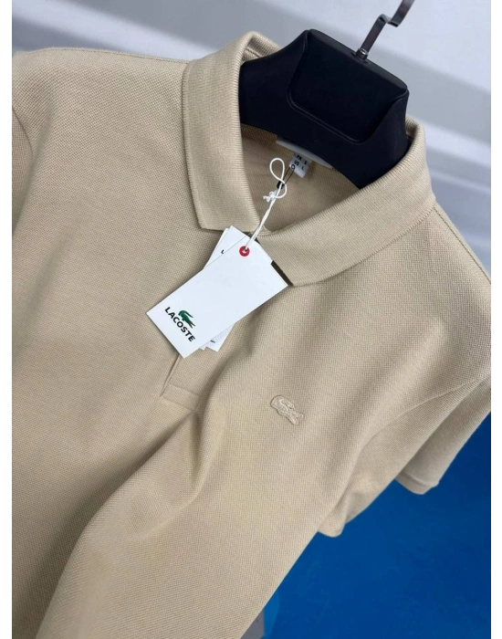 Marka Model Polo Yaka Tshirt Bej