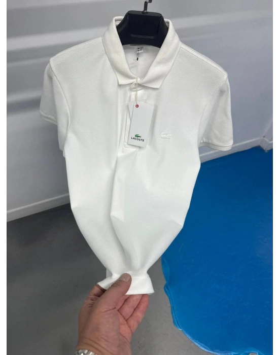 Marka Model Polo Yaka Tshirt Beyaz