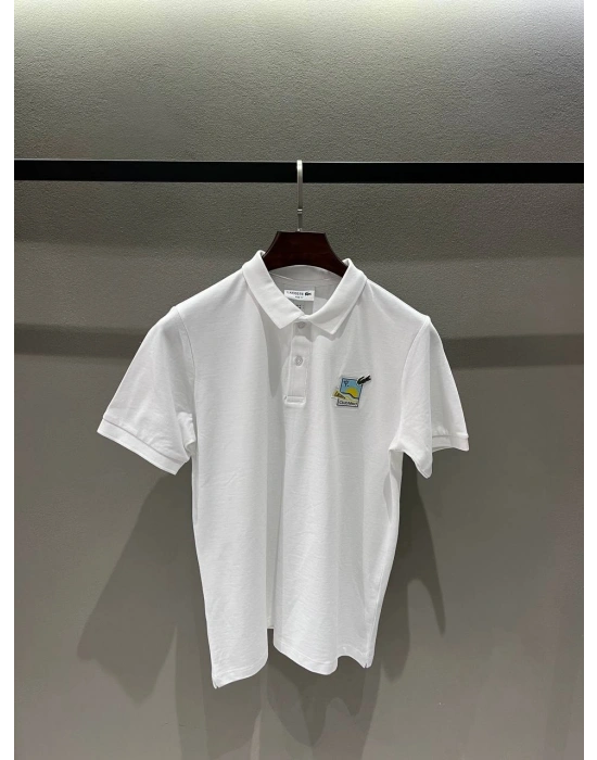 Marka Model Polo Yaka Tshirt Beyaz