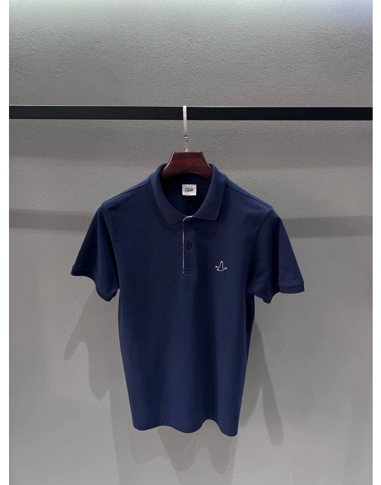 Marka Model Polo Yaka Tshirt Lacivert
