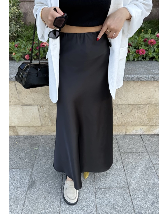 Marka Model Siyah Saten Etek