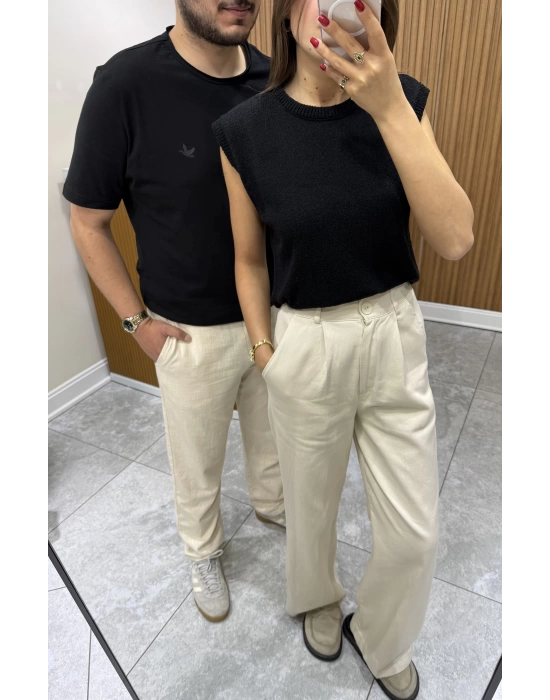 Marka Model Siyah T-shirt