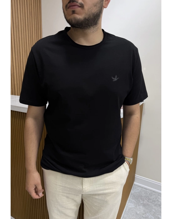 Marka Model Siyah T-shirt
