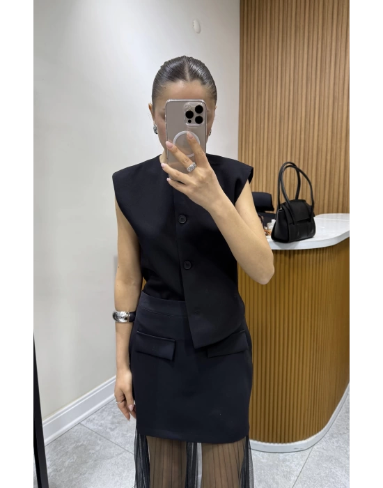 Marka Model Siyah Yelek