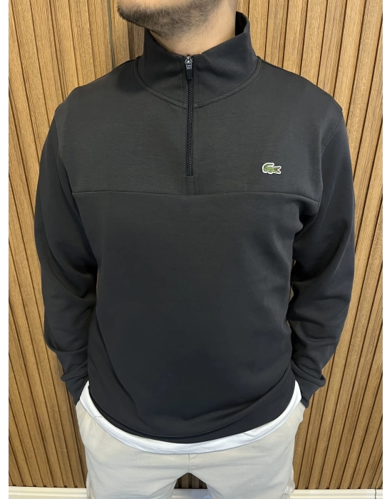 Marka Model Yarım Fermuarlı Antrasit Sweat