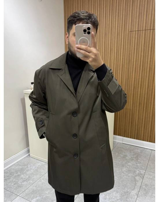 Oversize Trençkot Haki