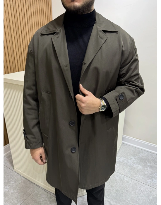 Oversize Trençkot Haki