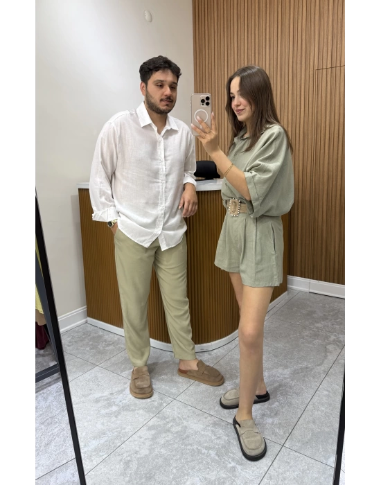 Tensel Joger Su Yeşili Pantolon