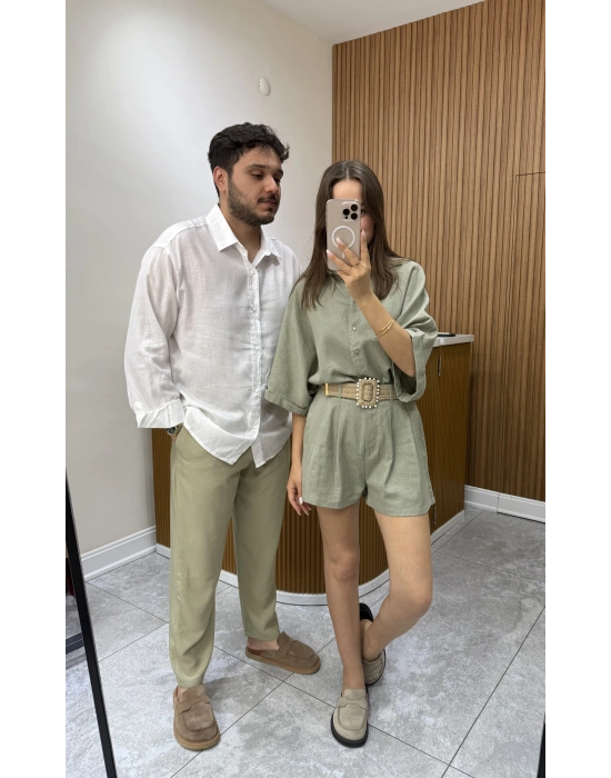Tensel Joger Su Yeşili Pantolon