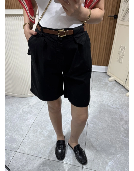 Zra Şehir Boy Şort Siyah