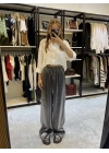 Marka Oversize Gömlek Beyaz