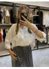 Marka Oversize Gömlek Beyaz