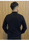 Siyah Yarım Balıkçı Kazak