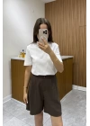 Acı Kahve Tensel Şehir Boy Şort