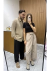 Tensel Sütlü Kahve Gömlek