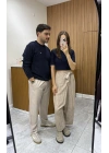 Fitilli Kısa Kol Kazak Lacivert