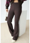 Marka Model İspanyol Paça Tayt Kahve