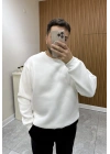 Unisex Basic Sweat Beyaz