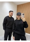 Unısex Basic Sweat Siyah