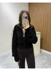 Selanik Örgü Hırka Siyah