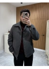 Gri Kaşe Ceket