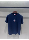 Marka Model Unısex Basic Tshirt Lacivert