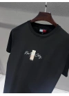 Marka Model Unısex Basic Tshirt Siyah