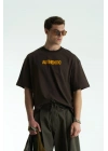 Tasarım Unisex Tshırt Kahve