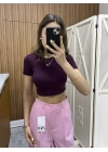 Basic Crop Bordo