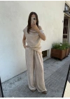 Bluz Pantolon Takım Bej