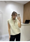 Buklet Yelek Bej