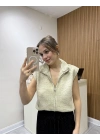 Buklet Yelek Bej