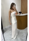Büstiyerli Beyaz Takım