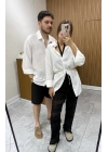 Ham Keten Beyaz Gömlek