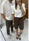 Ham Keten Kahve Joger Pantolon