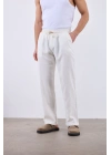 Keten Pantolon Beyaz