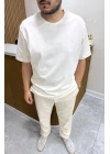 Marka Model Beyaz T-shirt