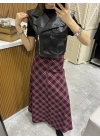 Marka Model Deri Yelek Siyah