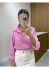 Marka Model Gofre Pembe Gömlek